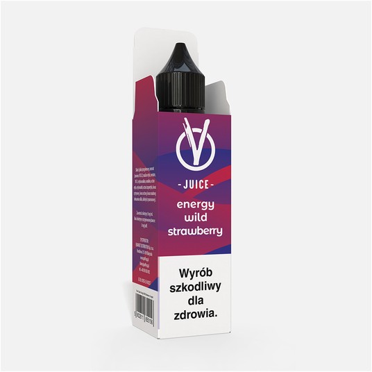 Longfill VBar 10ml/10ml Energy Wild Strawberry -zdjęcie numer 1