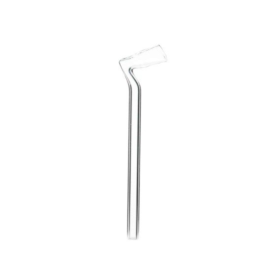 Lufka Szklana Zagięta Cygarniczka 9cm -zdjęcie numer 1