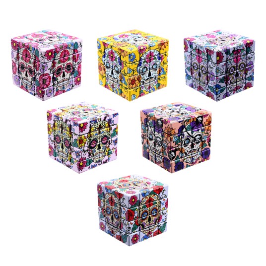 Młynek Metalowy Atomic Cube La Catrina 45mm 4cz -zdjęcie numer 1