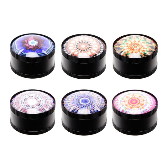 Młynek metalowy ATOMIC Psychedelic 3cz 50mm -zdjęcie numer 1