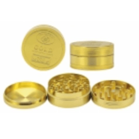 Młynek metalowy Dolar Gold 50mm 3 częściowy -zdjęcie numer 1