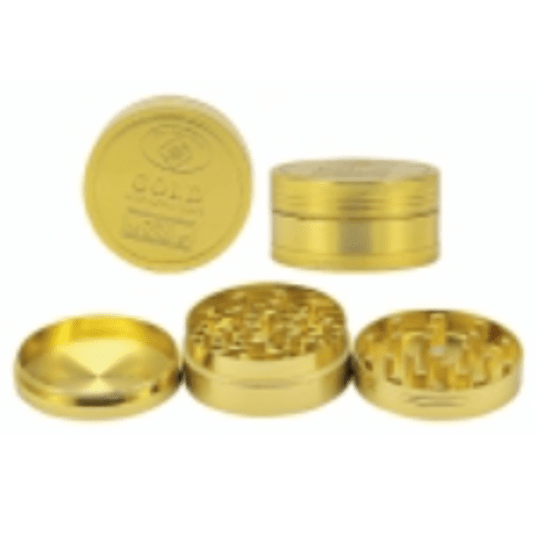 Młynek metalowy Dolar Gold 50mm 3 częściowy -zdjęcie numer 1