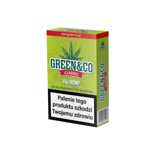 Papierosy CBD Green & Co Classic PRE-ROLS 20szt -zdjęcie numer 1