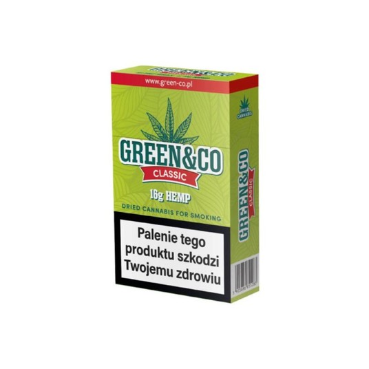 Papierosy CBD Green & Co Classic PRE-ROLS 20szt -zdjęcie numer 1