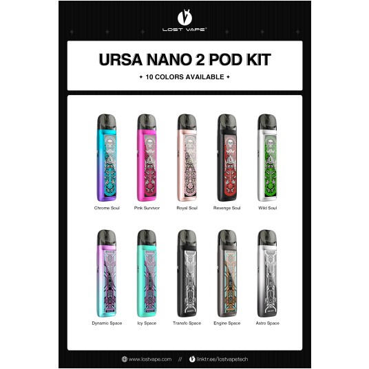 POD Lost Vape Ursa Nano 2 Chrome Soul -zdjęcie numer 2
