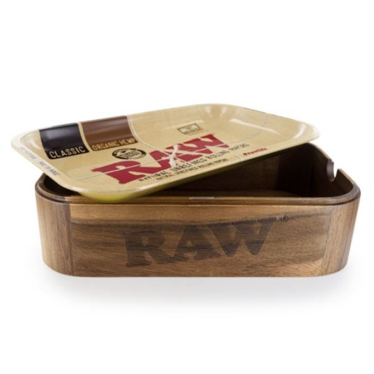 Pudełko z podstawką na akcesoria RAW Wooden Duży -zdjęcie numer 1