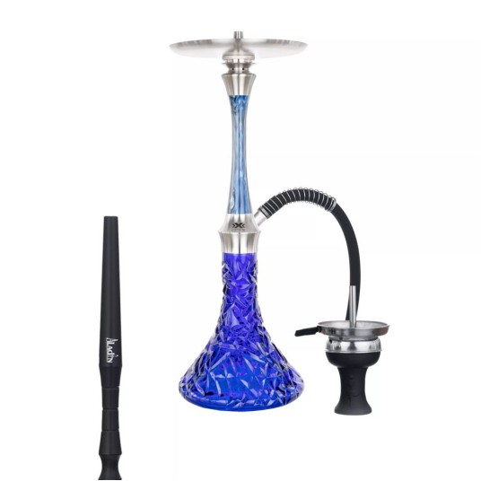 Shisha ALADIN EPOX 580 58cm Blue Black -zdjęcie numer 1