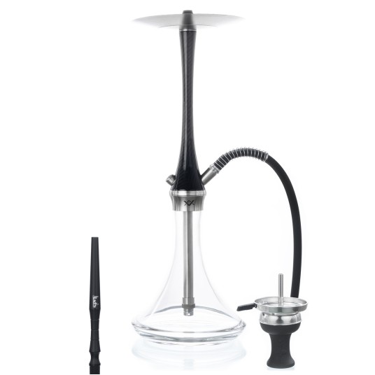 Shisha ALADIN Valentino 67cm Full Cover Black -zdjęcie numer 1