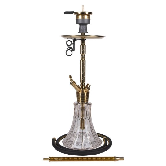 Shisha Amirs Luxury Hookah Karat Y Clear Gold -zdjęcie numer 1