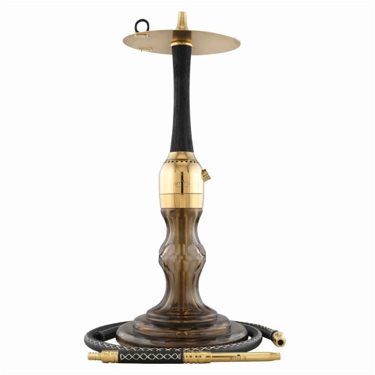 Shisha Amirs Luxury Hookah Wood Edition Gold Black -zdjęcie numer 2