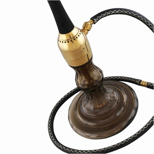 Shisha Amirs Luxury Hookah Wood Edition Gold Black -zdjęcie numer 3