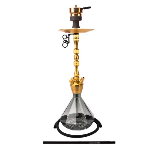 Shisha AMY Deluxe Alu Diamond Gold Black -zdjęcie numer 1