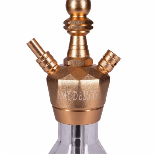 Shisha AMY Deluxe Alu Diamond S Gold Black -zdjęcie numer 2