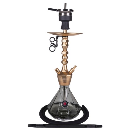Shisha AMY Deluxe Alu Diamond S Gold Black -zdjęcie numer 1