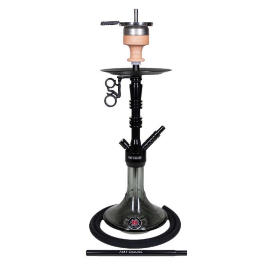 Shisha AMY Deluxe Alu Lima S Black -zdjęcie numer 1