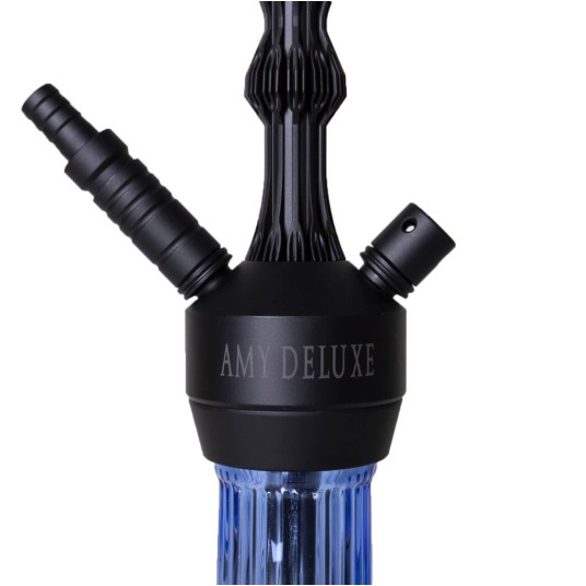Shisha AMY Deluxe Antique Berry Black Clear -zdjęcie numer 3