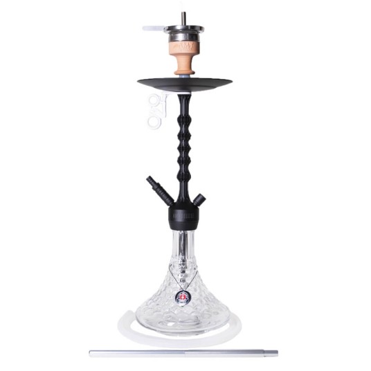 Shisha AMY Deluxe Antique Berry Black Clear -zdjęcie numer 1