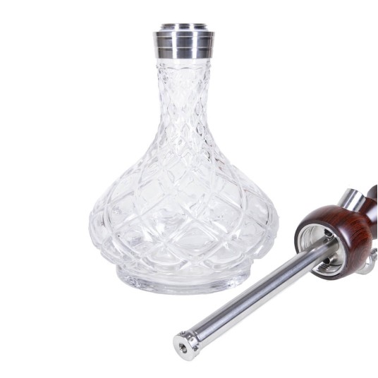 Shisha AMY Deluxe Bohemian Cut Purple Clear -zdjęcie numer 3