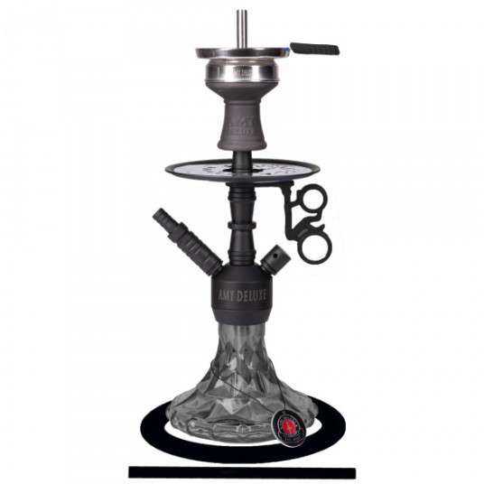 Shisha AMY Deluxe Brilli S 43cm Black -zdjęcie numer 1