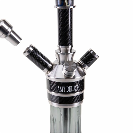 Shisha Amy Deluxe Carbonica Solid Blue -zdjęcie numer 3