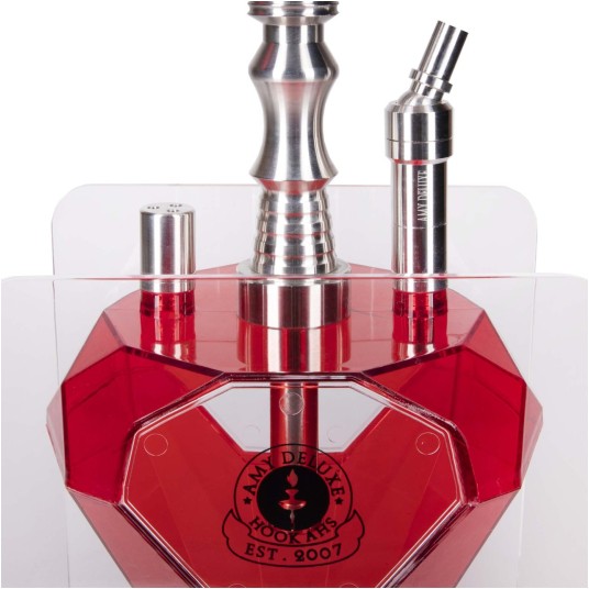 Shisha AMY Deluxe Diamond Silver Black -zdjęcie numer 3