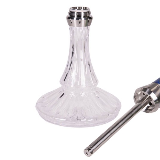 Shisha Amy Deluxe GALACTIC STEEL S Purple Clear -zdjęcie numer 6