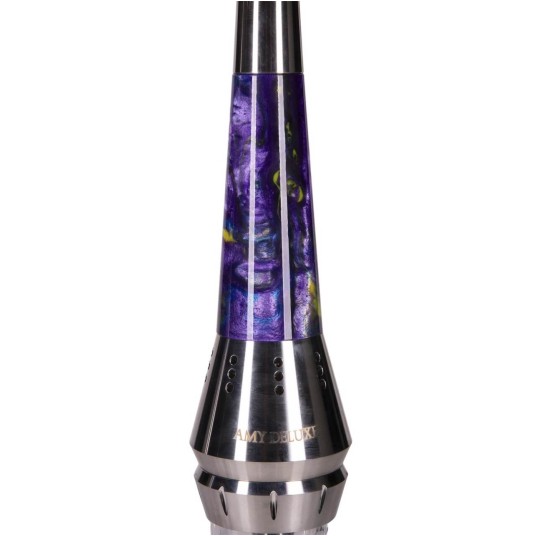 Shisha Amy Deluxe GALACTIC STEEL S Purple Clear -zdjęcie numer 5
