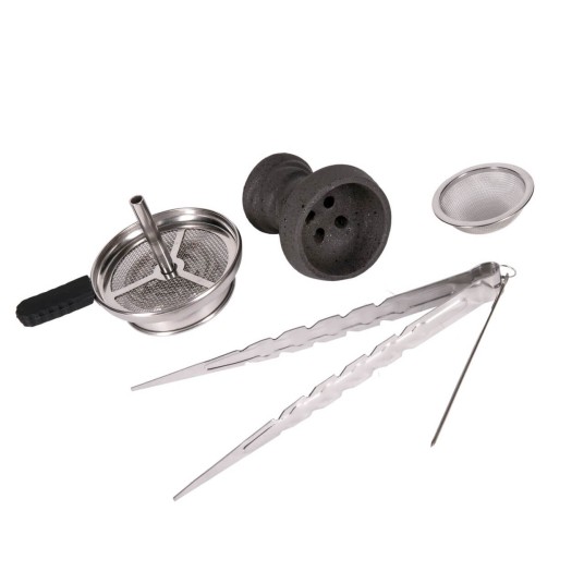 Shisha Amy Deluxe GALACTIC STEEL S Purple Clear -zdjęcie numer 2