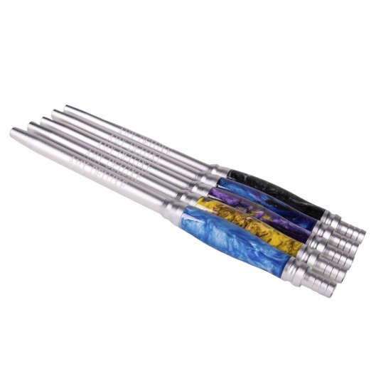 Shisha Amy Deluxe GALACTIC STEEL S Purple Clear -zdjęcie numer 4