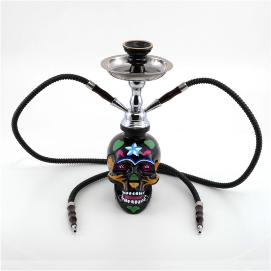 Shisha ATOMIC La Catrina 45cm 2w Czarna -zdjęcie numer 1