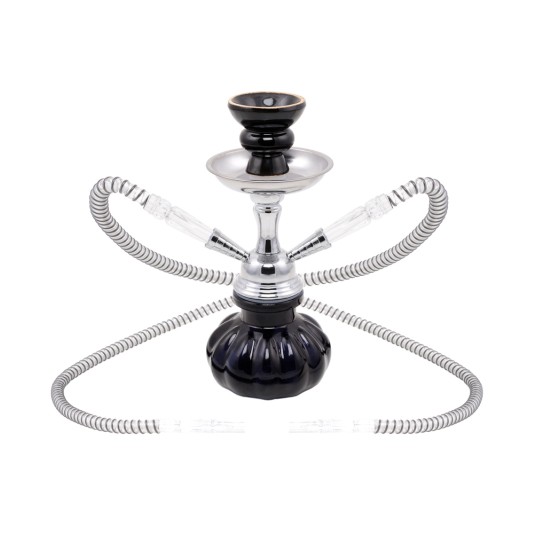 Shisha ATOMIC Pumpkin Smooth 25cm Black -zdjęcie numer 1