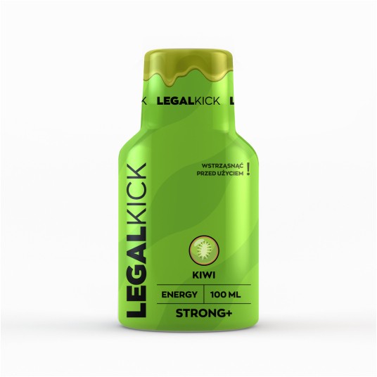 Shot Konopny LEGAL KICK Strong+ 100ml Kiwi -zdjęcie numer 1