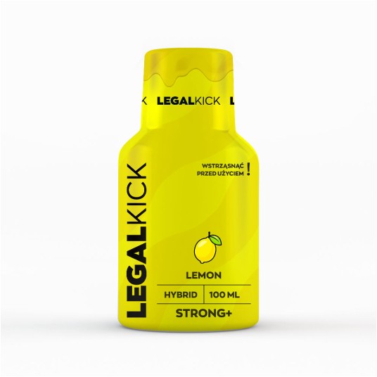 Shot Konopny LEGAL KICK Strong+ 100ml Lemon -zdjęcie numer 1