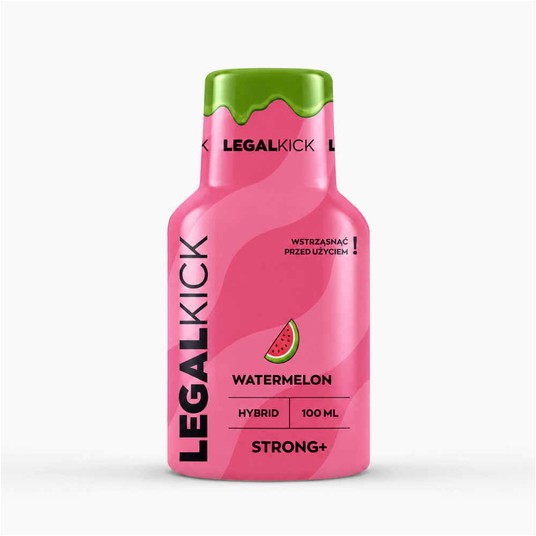 Shot Konopny LEGAL KICK Strong+ 100ml Watermelon -zdjęcie numer 1