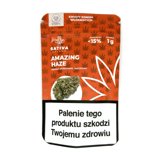 Susz CBD Sativa 1G Amazing Haze -zdjęcie numer 1