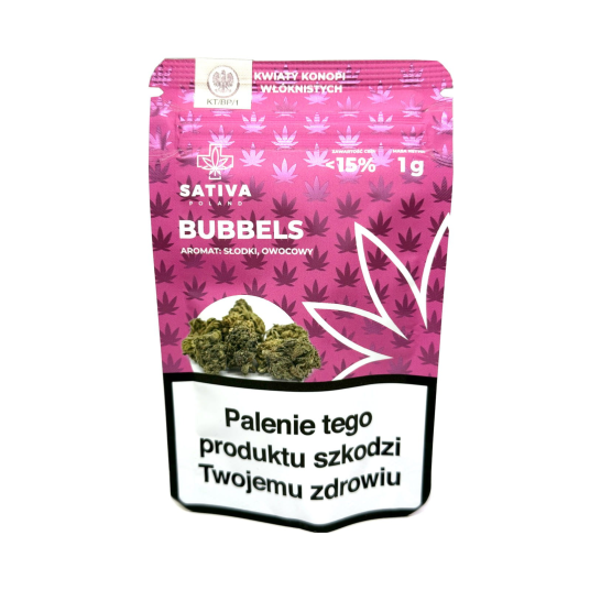 Susz CBD Sativa 1G Bubbles -zdjęcie numer 1