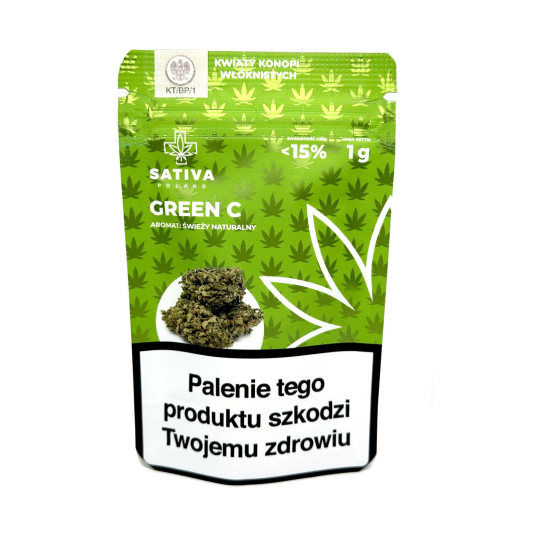 Susz CBD Sativa 1G Green C -zdjęcie numer 1