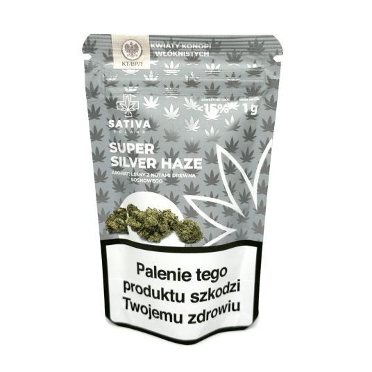Susz CBD Sativa 1G Super Silver Haze -zdjęcie numer 1