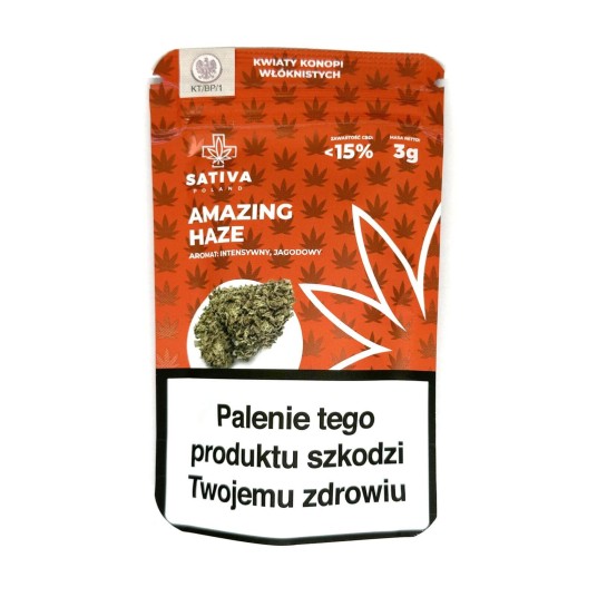 Susz CBD Sativa 3G Amazing Haze -zdjęcie numer 1