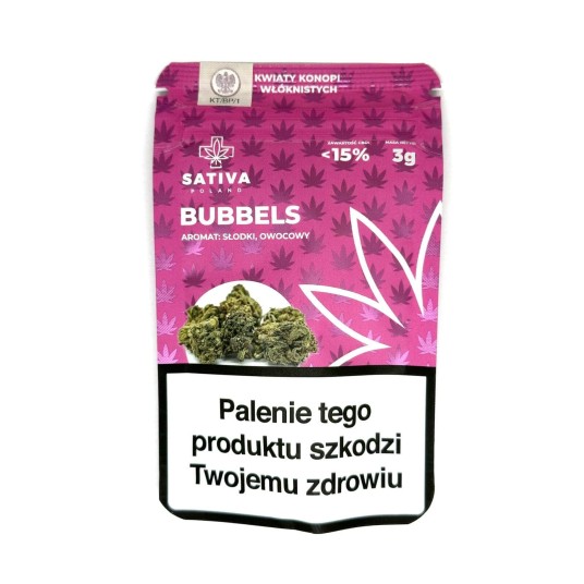 Susz CBD Sativa 3G Bubbles -zdjęcie numer 1