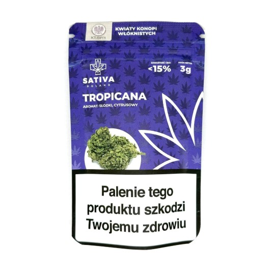 Susz CBD Sativa 3G Tropicana -zdjęcie numer 1