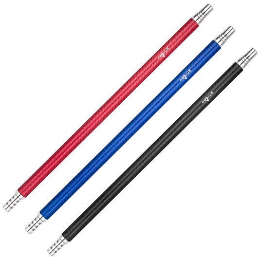Ustnik do shishy ALADIN Carbon 39 cm Niebieski -zdjęcie numer 2