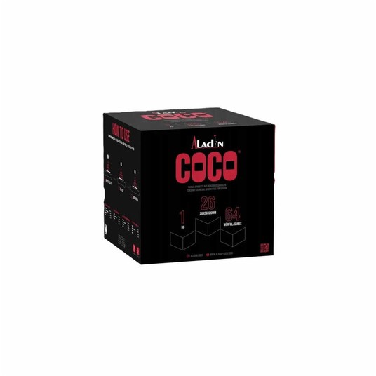 Węgiel do Shishy Aladin Coco 1kg 26mm -zdjęcie numer 1