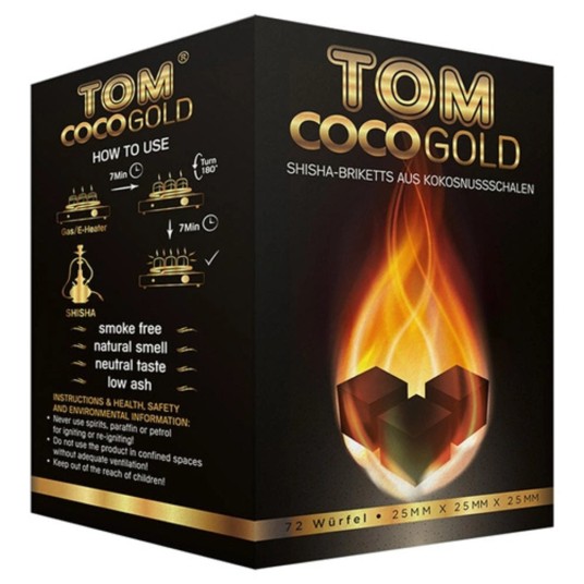 Wegiel do Shishy TOM COCOCHA Gold 1kg -zdjęcie numer 1