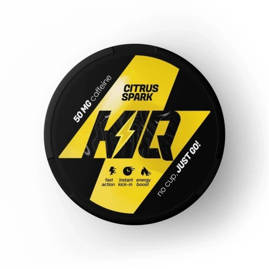 Woreczki Kofeinowe KIQ CAFFEINE 50mg Citrus Spark -zdjęcie numer 1
