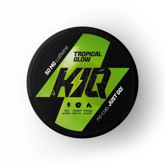 Woreczki Kofeinowe KIQ CAFFEINE 50mg Tropical Glow -zdjęcie numer 1