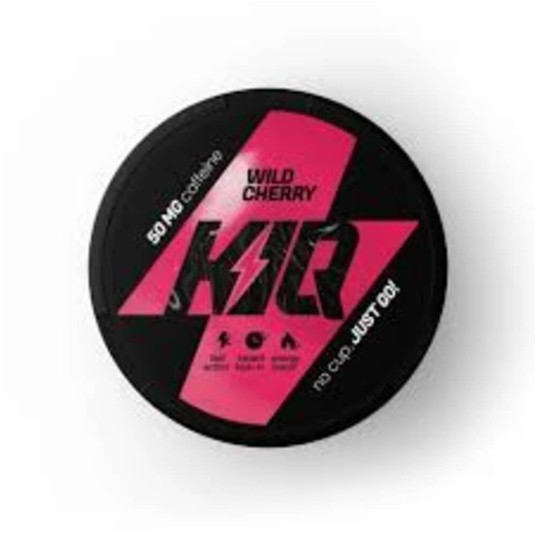Woreczki Kofeinowe KIQ CAFFEINE 50mg Wild Cherry -zdjęcie numer 1