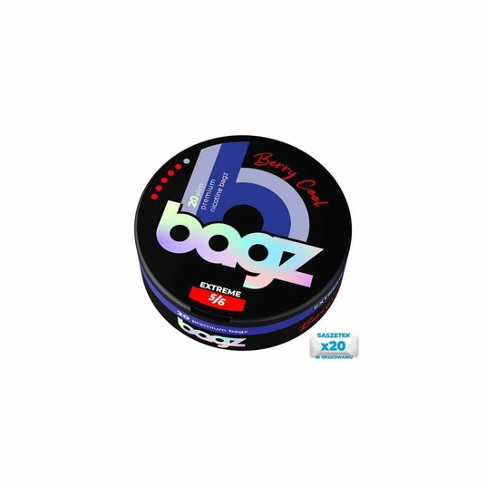 Woreczki Nikotynowe BAGZ 5/6 Berry Cool -zdjęcie numer 1