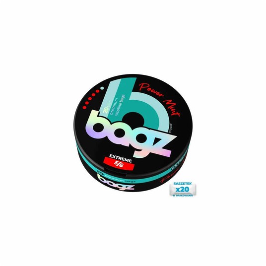 Woreczki Nikotynowe BAGZ 5/6 Power Mint -zdjęcie numer 1