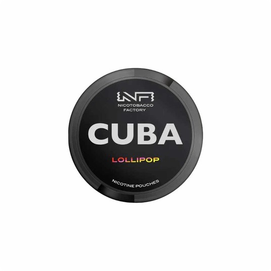 Woreczki Nikotynowe CUBA Black 20mg Lollipop -zdjęcie numer 1